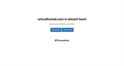 Desktop Screenshot of anirudhsood.com