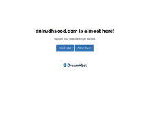 Tablet Screenshot of anirudhsood.com